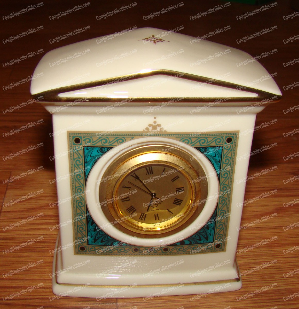 Lenox, Classic MANTLE CLOCK (210926) Gold Accent, New Battery