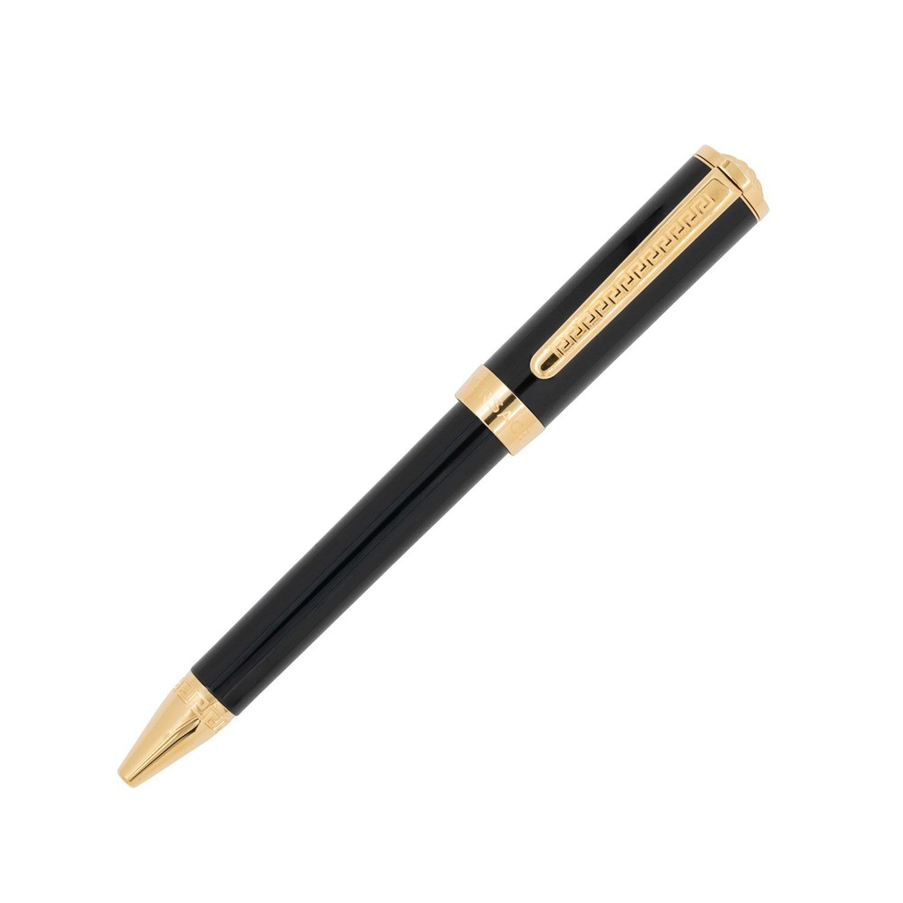 Versace VRJCA0523 Olympia Black Gold Ball Point Blue Ink Pen