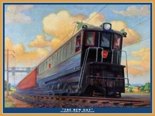 Pennsylvania Railroad, The New Day - NEW METAL SIGN: 9x12" Ships Free