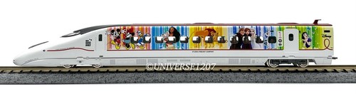 N Scale Tomix JR Kyushu 800-1000 Shinkansen/Bullet Train 6-Car Set Disney Paint - Picture 6 of 24