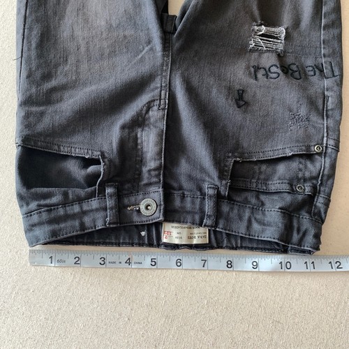 Zara Boys Denim Collection Jeans Gray Boys Sz 7 Embroidered THE BEST COOL - Picture 10 of 13