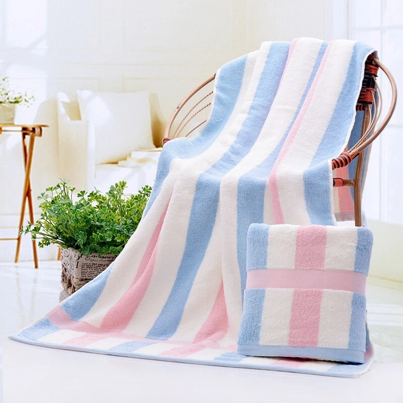 Bamboo Fiber Large Thick Bath Sports Spa Beach Soft Towels