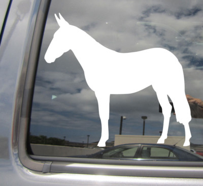 Mule Animal - Farm Farmer Car Laptop Bumper Window Vinyl Decal Sticker 01342