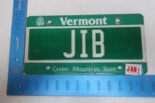 Vermont VT License Plate Tag 1995 95 Jib Sail Boat Sailing Boat JIB
