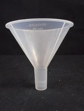 NALGENE Polypropylene Plastic 80mm Autoclavable Powder Filling Funnel 4252-0080