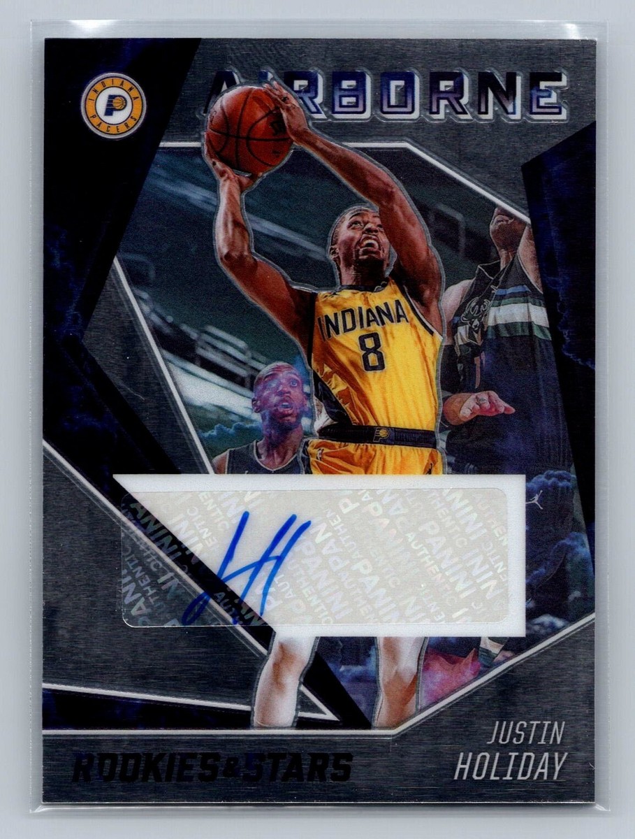 JUSTIN HOLIDAY 2020-21 Panini Rookies & Stars AIRBORNE AUTO /99 