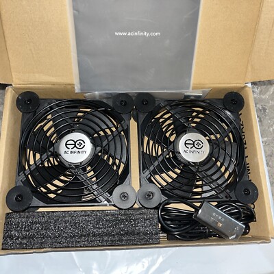   AC Infinity AI-MPF120A2 Cooling Fans, Pack Of 2 