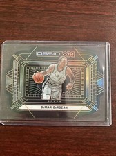 2020-21 DEMAR DEROZAN OBSIDIAN ECLIPSE ORANGE CARD 10/35 Jersey NUMBER!