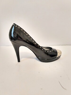 White House Black Market Benna Faux Patent Leather Career Pump