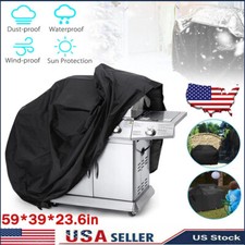 Large BBQ Gas Grill Cover 59" Barbecue Waterproof Outdoor Heavy Duty Protection