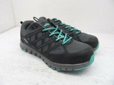 AGGRESSOR Women's Steel Toe Steel Plate Safety Work Shoe 1501 Gray/Black 7.5M