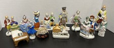 Lot of 14 - Porcelain  Hand Painted Occupied Japan/Japan Figures- Mixed