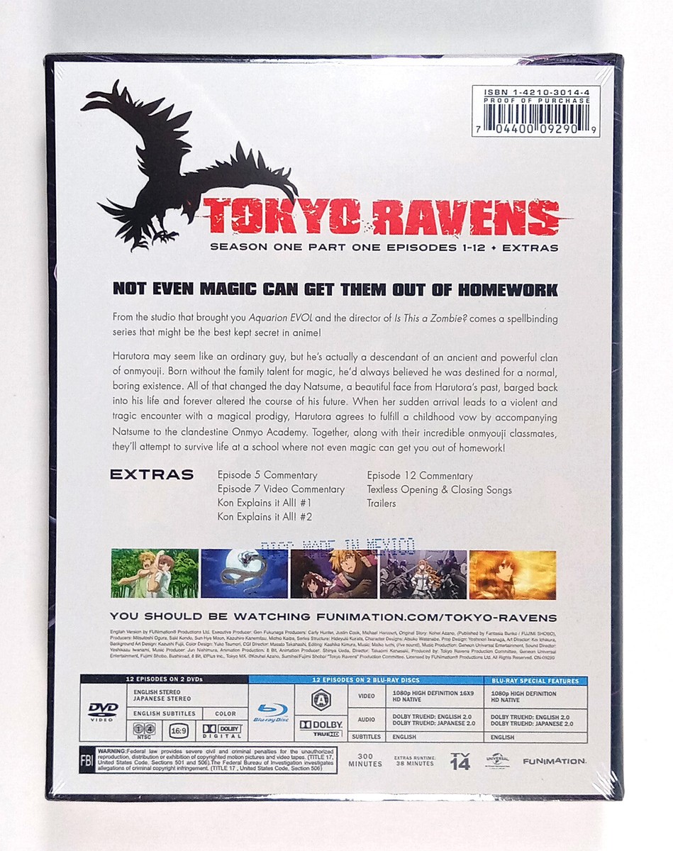 Tokyo Ravens Season Part Limited Blu-ray (2015) Funimation