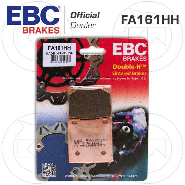 BremsbeläGe Hinten Sinter Ebc FA161HH FüR Suzuki Gsx 750 1989-1992-image