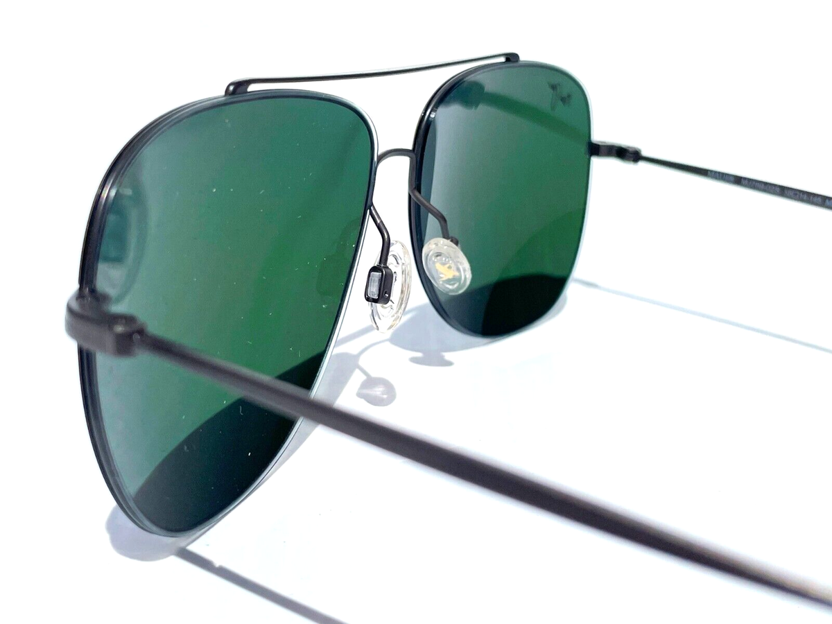 NEW Maui Jim CINDER CONE Gunmetal POLARIZED Blue Lens