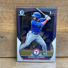 2023 1st Bowman Chrome #BCP-59 Gleider Figuereo Texas Rangers Baseball Card