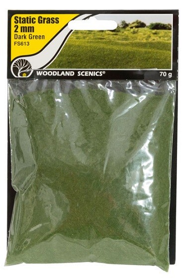 Static Grass - 2mm Dark Green Static Grass - 2mm Dark Green