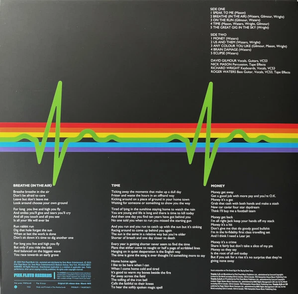 Pink Floyd - The Dark Side Of The Moon | 50th Anniversary | New Remastered Vinyl - Image 3 of 4