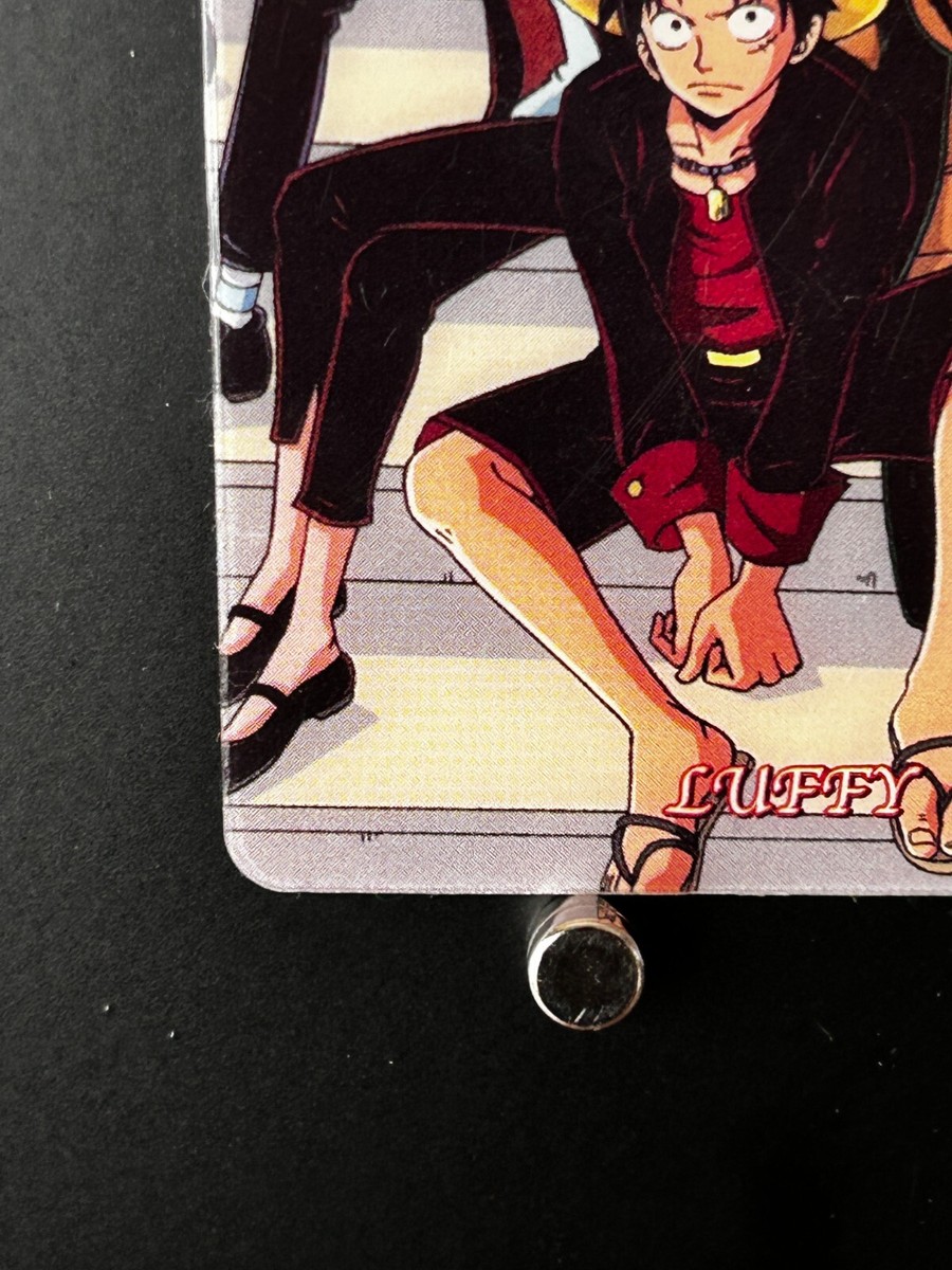 Luffy Straw Hat Pirates One Piece Plastic Card BANDAI #122
