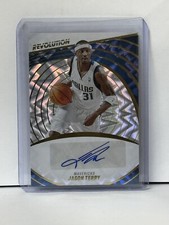 2022-23 Revolution JASON TERRY Auto 76/100 Fractal Dallas Mavericks