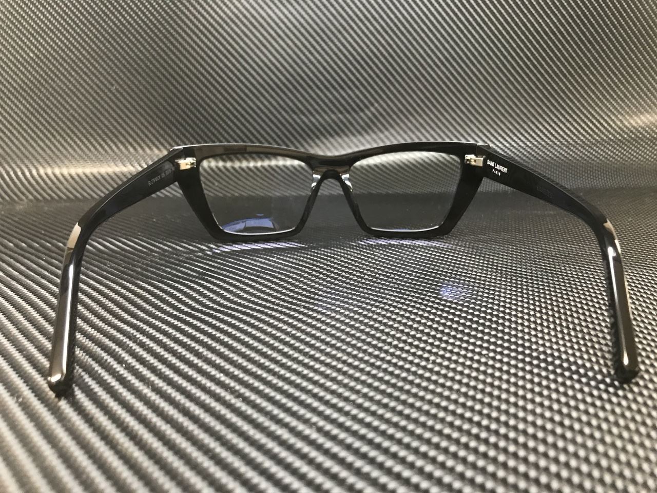 SAINT LAURENT SL 276 Mica 025 Occhiali da sole da donna neri occhi di gatto ovali 53 mm