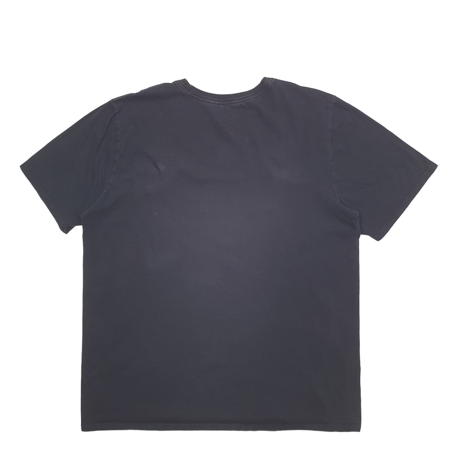 NIKE Black T Shirt Tee Spellout Short Sleeve Cotton Blend Mens XL image 2