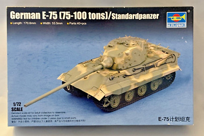 TRUMPETER 1/72 German E-75 (75-100 tons) /Standardpanzer no.07125