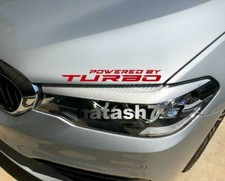 Powered By Turbo Vinyl Decal Sticker Emblem Logo Sport Racing Motorsport Car