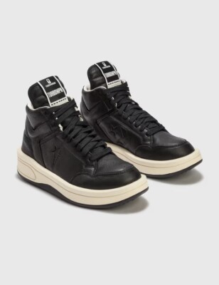 NIB CONVERSE X Rick Owens DRKSHDW TURBOWPN Black/Cloud Cream