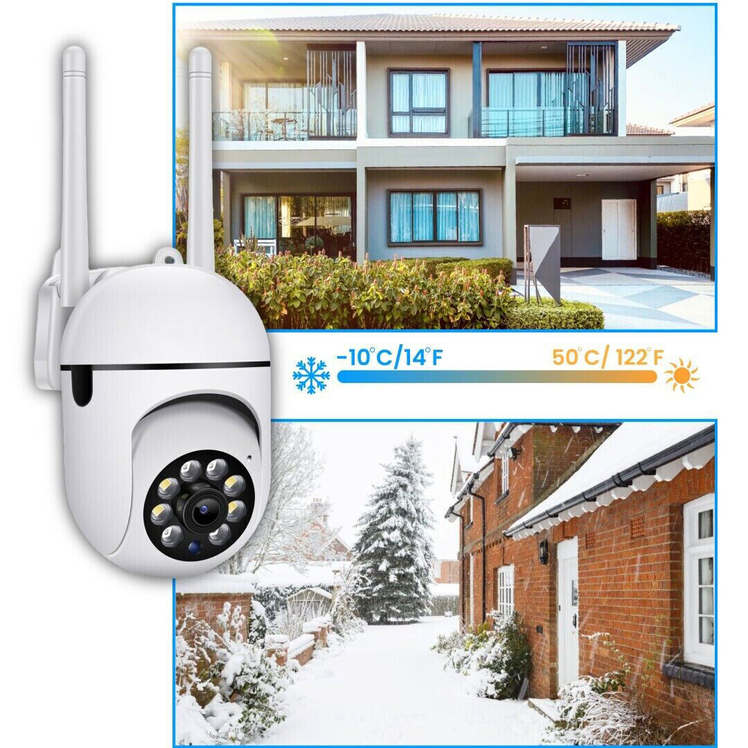4x Wireless 5G WiFi Security Camera System Smart outdoor Night Vision ...