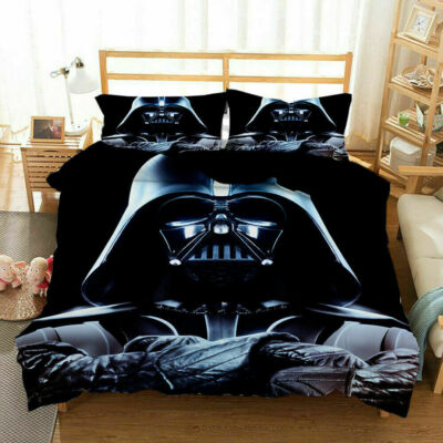 Us Star Wars Darth Vader 3pcs Bedding Set Duvet Cover Pillowcase Comforter Cover Ebay
