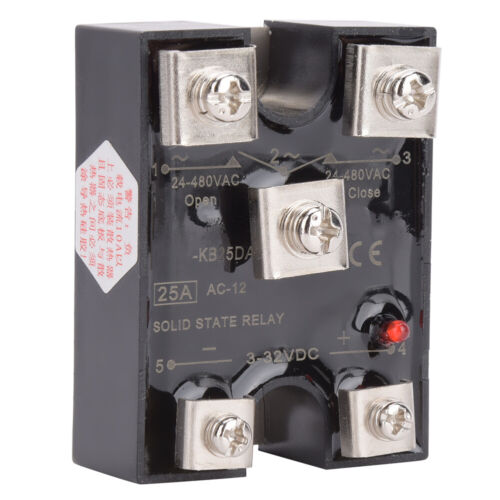 Solid State Relay 25A Single Phase 1NO1NC Solid State Relay DC Controlled AC - Picture 11 of 13
