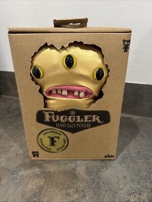 Fuggler Gold Fuggler Reeko Stofftier Plüschtier lustig hässlich Monster Sammlerstück