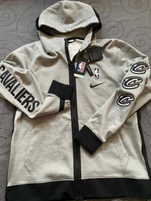 NIKE CLEVELAND CAVALIERS NBA BASKETBALL HOODIE JACKET SIZE L MEN $150.00