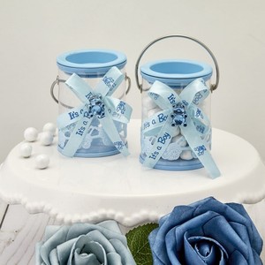 blue candies for baby shower