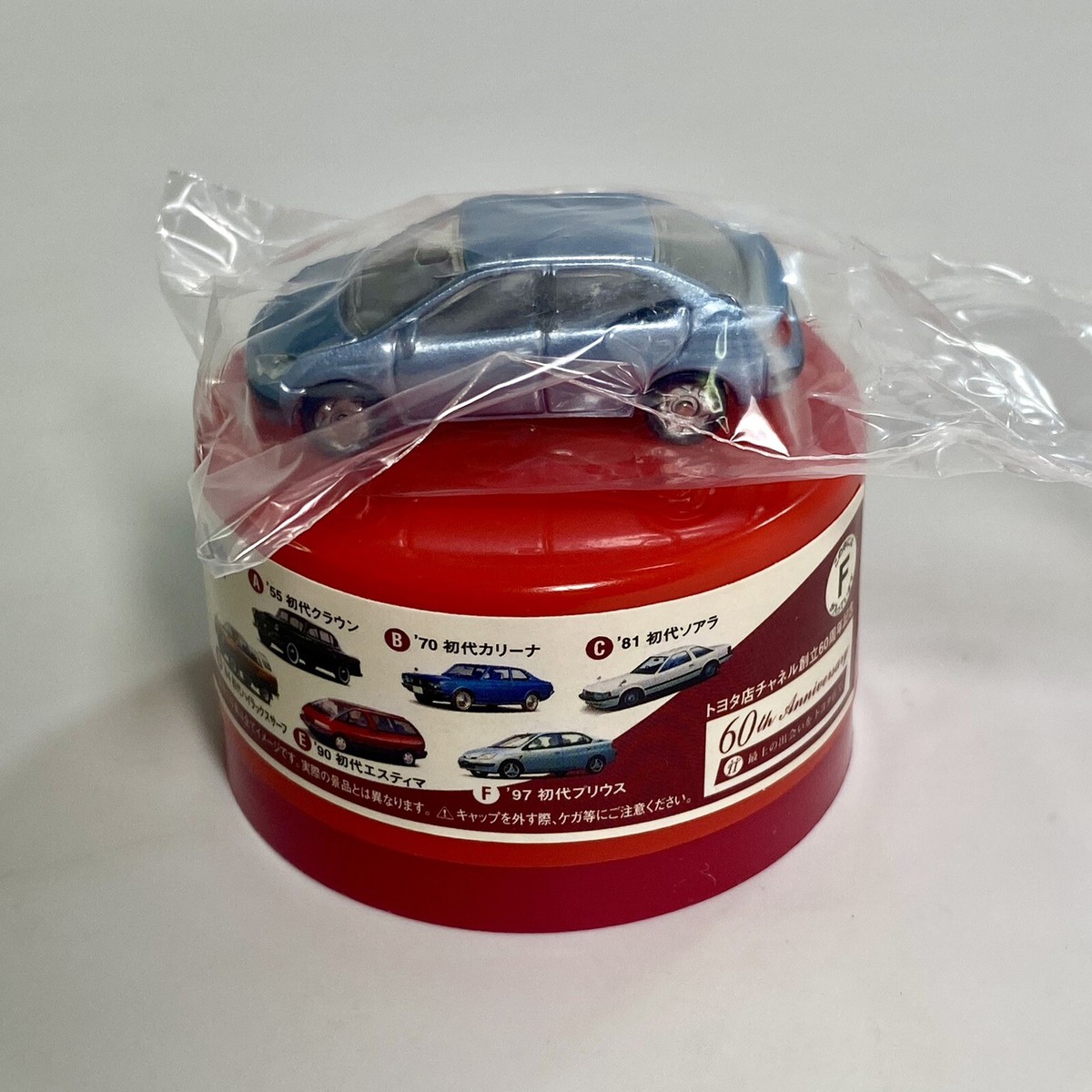 Asahi WONDA 1997 Toyota Prius 1/100 Blue Diecast Diorama Car New