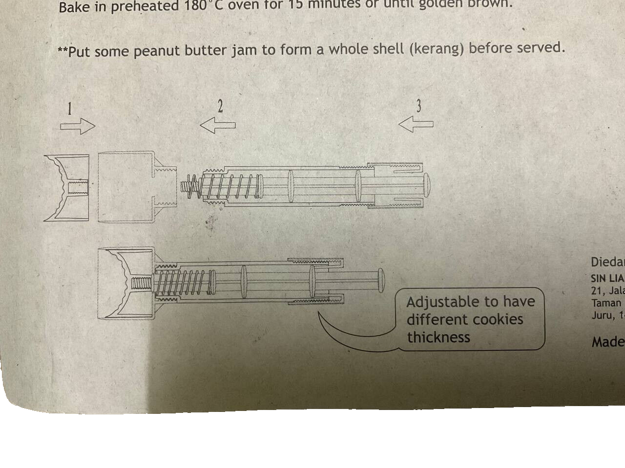Pineapple Jam Tart Press / Cutter / Mold / Mould / Cookie Cutter