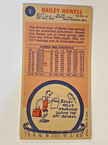 Tarjetas de baloncesto Topps 1969-70 altas para niños elige tu tarjeta - Imagen 9 de 103