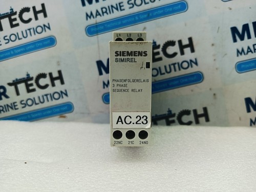 Siemens 3ug3511-1bq50 3 Phase Sequence Relay L1/L2/L3: 3x230-400vac 50/60hz