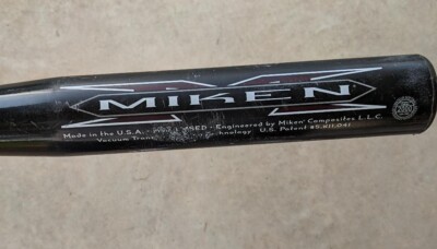 Miken Edge 34 in 26 oz Composite Softball Bat Model MSED E-Flex USSSA 1.20 BPF
