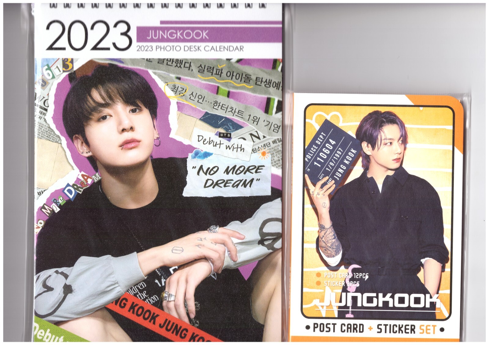 BTS Jungkook Photo (New) Calendar Year 2023 &amp; 2024 +[Post Card Set]  K-POP 202210 | eBay