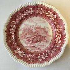 Vintage Copeland Spode Tower Game Birds Wild Duck Dinner Plate England 10.5"