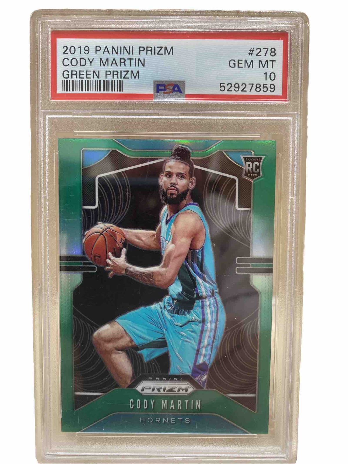 2019 Panini Prizm Cody Martin Green Prizm RC PSA 10
