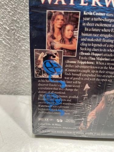 WATERWORLD VHS Box Set video tape FACTORY SEALED Watermark BIN A - Picture 3 of 3