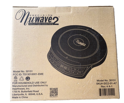 NuWave 30151  - 1300W Precision Induction Cooktop - Black New Boxed