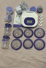 Lansinoh Signature Pro Double Electric Breast Pump - White/Purple Open Box