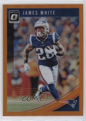 2018 Donruss Optic Orange Prizm 132/199 James White #66 0us8
