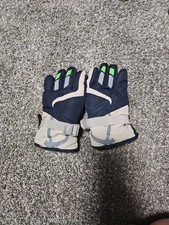 Kids Winter Gloves Size Medium Boys Black Tan Green