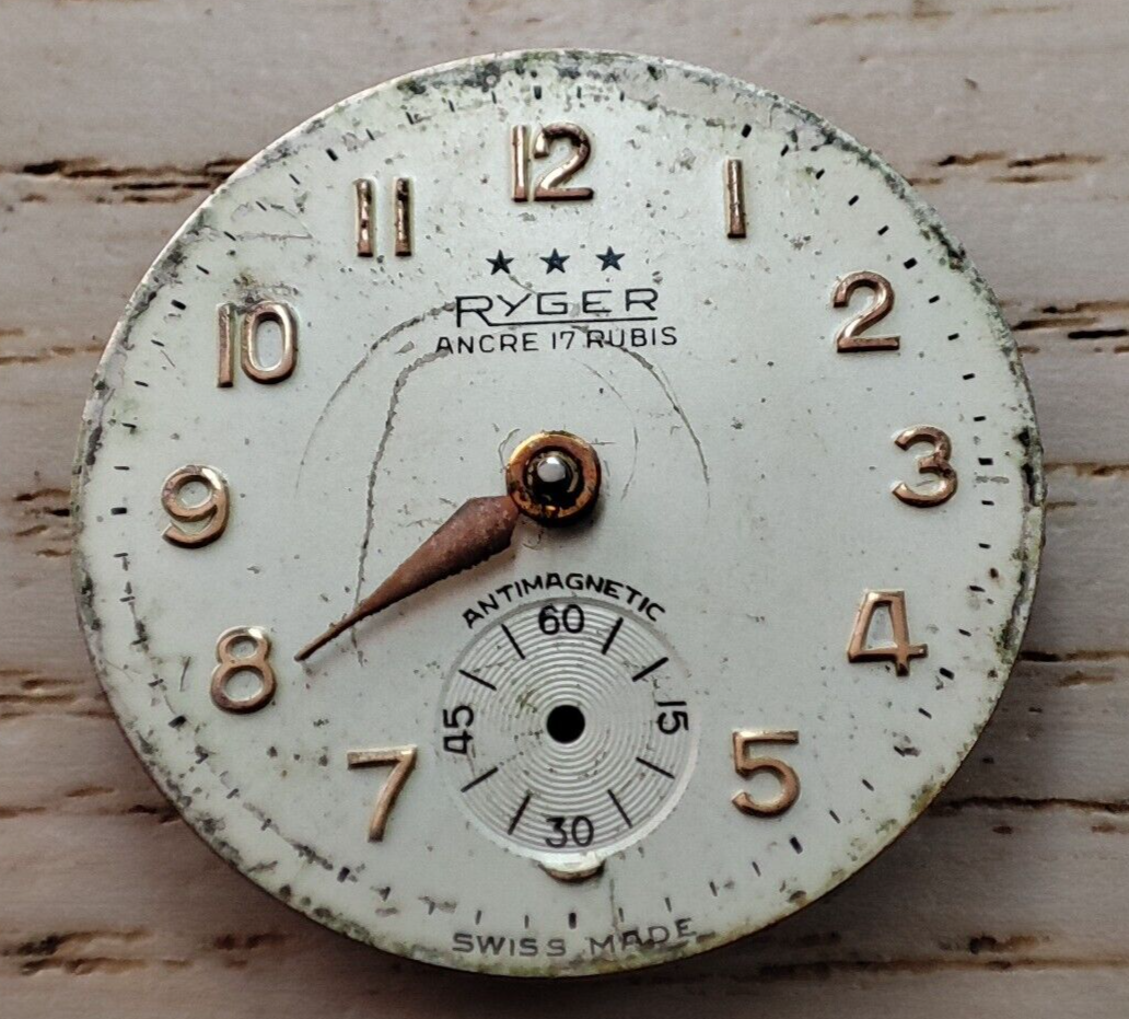 Ryger AS 970 watch movement 19.3mm parts or spares