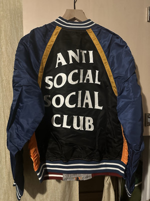 ANTI SOCIAL SOCIAL CLUB × ALPHA INDUSTRIES 18AW L-2B GOKU JACKET M